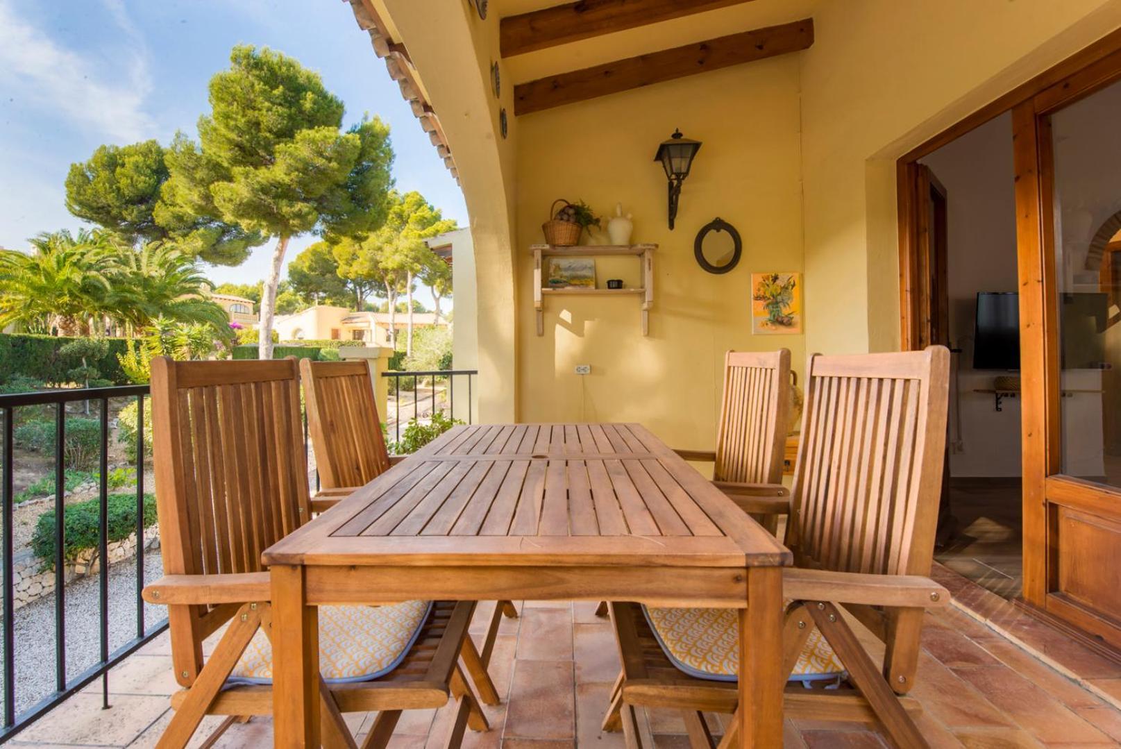Apartamento En Moraira Con Piscina Dış mekan fotoğraf